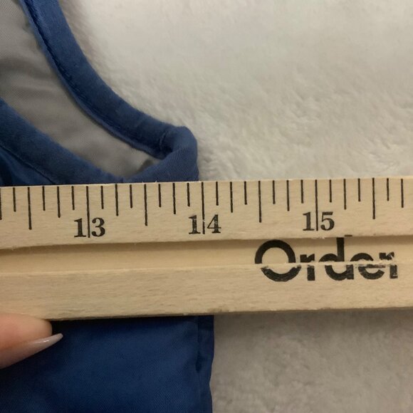 Kenneth Cole Reaction Quilted Puffer Vest Boy Size 4T Blue Winter Fall - Picture 6 of 7